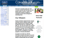 Desktop Screenshot of canadaloyalty.com