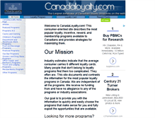 Tablet Screenshot of canadaloyalty.com